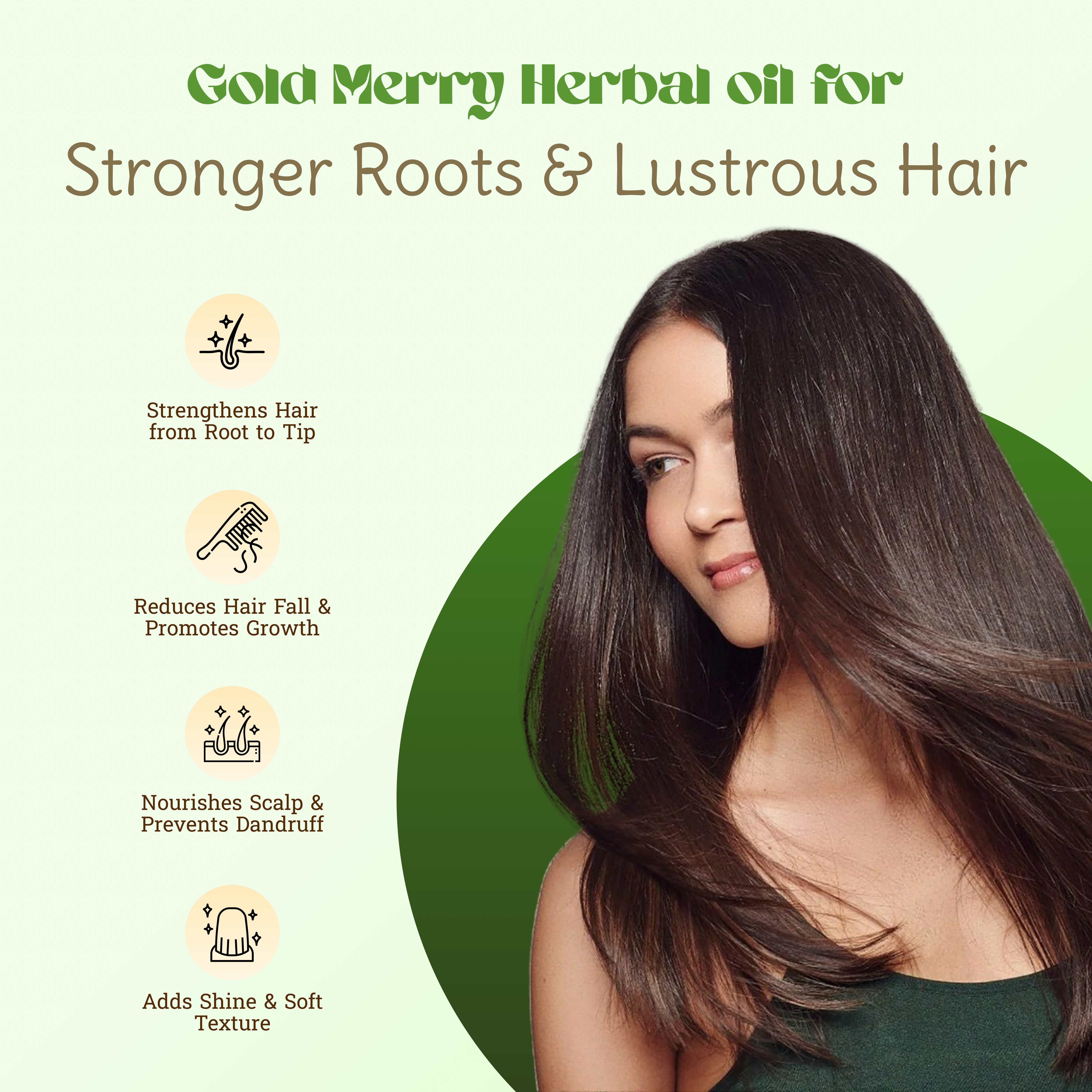 Gold Merry Herbal Hair Oil